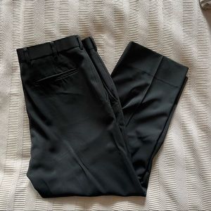 Brooks Brothers Regent Fit Wool Trousers (Navy)